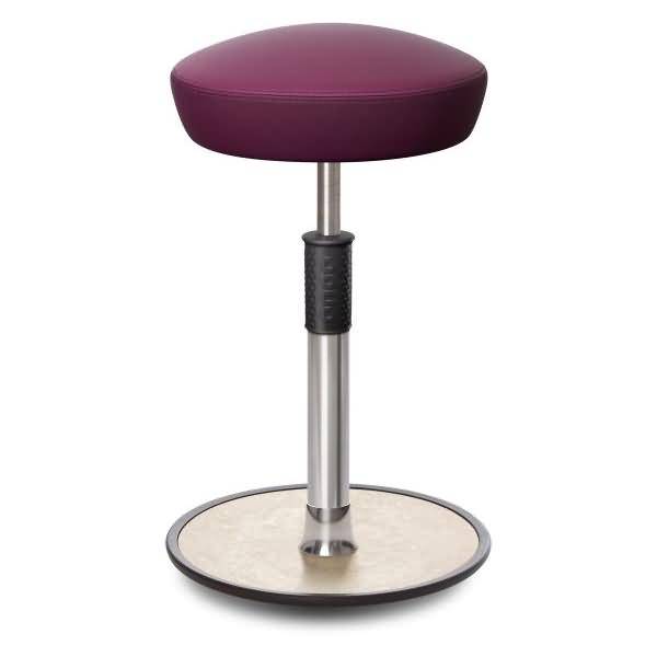 Sitz- Stehhocker Free Tall Hutsitz skai Nature Base Lila chrom /cremeweiß