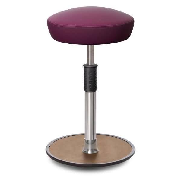 Sitz- Stehhocker Free Tall Hutsitz skai Nature Base Lila chrom /Natur