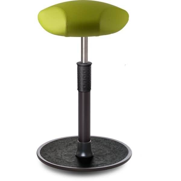 Sitz- Stehhocker Free Tall Triangel skai Kunstleder h.grün schwarz /schwarz