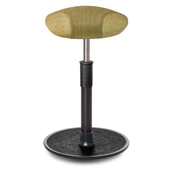 Sitz- Stehhocker Free Tall Triangel Camira Rivet Senfgelb schwarz /schwarz