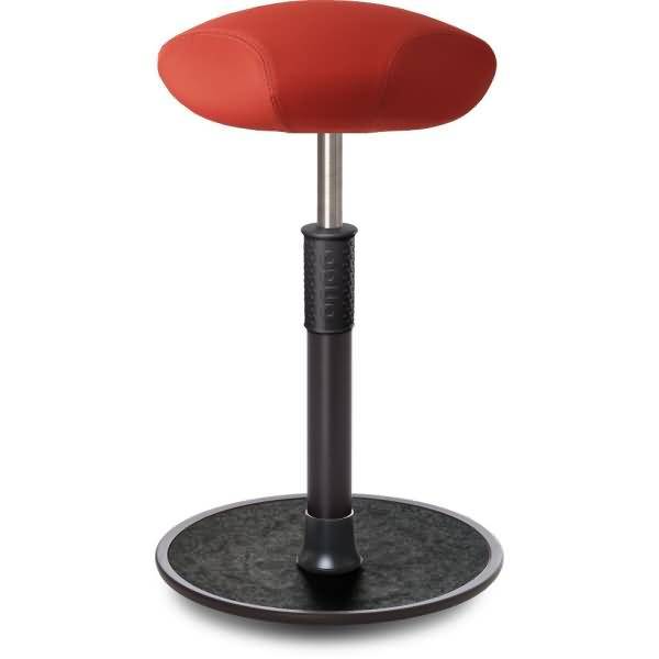 Sitz- Stehhocker Free Tall Triangel skai Dynactiv Makari 160 Rot schw. /schw.