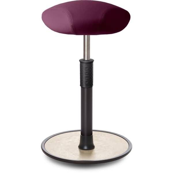 Sitz- Stehhocker Free Tall Triangel skai Nature Base Lila schwarz /cremeweiß