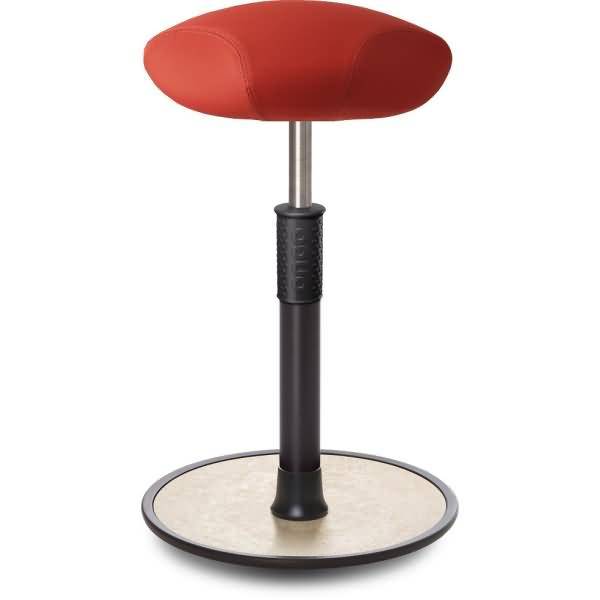 Sitz- Stehhocker Free Tall Triangel skai Dynactiv Makari 160 Rot schw. /creme