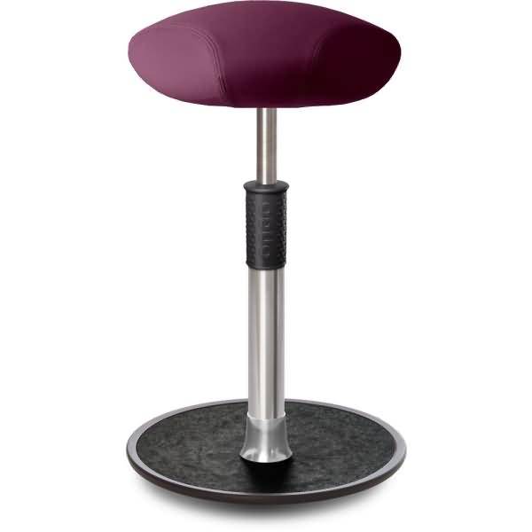 Sitz- Stehhocker Free Tall Triangel skai Nature Base Lila Chrom /schwarz