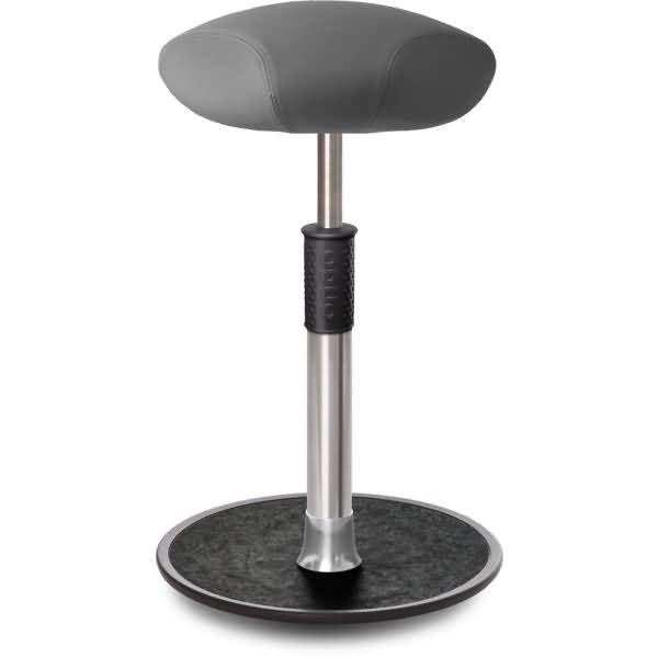 Sitz- Stehhocker Free Tall Triangel skai Dynactiv Makari 160 Grau chr. /w.