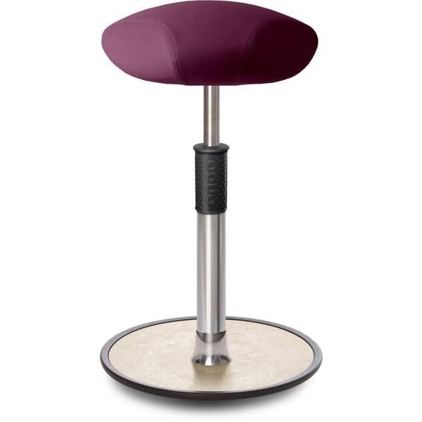 Sitz- Stehhocker Free Tall Triangel skai Nature Base Lila chrom /cremeweiß