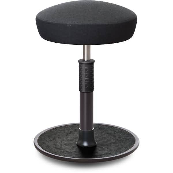 Sitz- Stehhocker Free Regular Hutsitz kvadrat Remix Anthrazit schw. /schw.