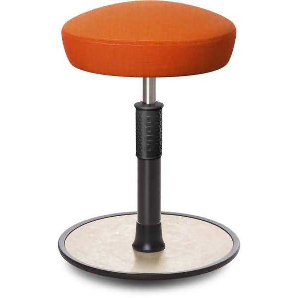 Sitz- Stehhocker Free Regular Hutsitz kvadrat Remix Orange schwarz /creme