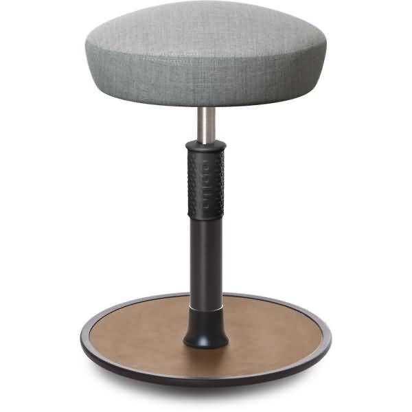 Sitz- Stehhocker Free Regular Hutsitz kvadrat Remix Hellgrau schwarz /Natur