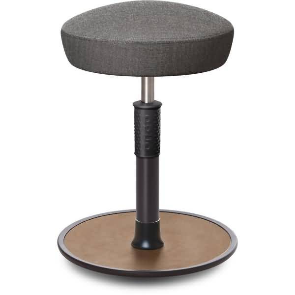 Sitz- Stehhocker Free Regular Hutsitz kvadrat Remix Salz&Pfeffer schw. /Natur