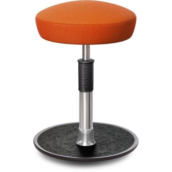 Sitz- Stehhocker Free Regular Hutsitz kvadrat Remix Orange chrom /schwarz