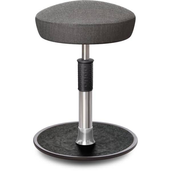 Sitz- Stehhocker Free Regular Hutsitz kvadrat Remix Salz&Pfeffer chr. /schw.