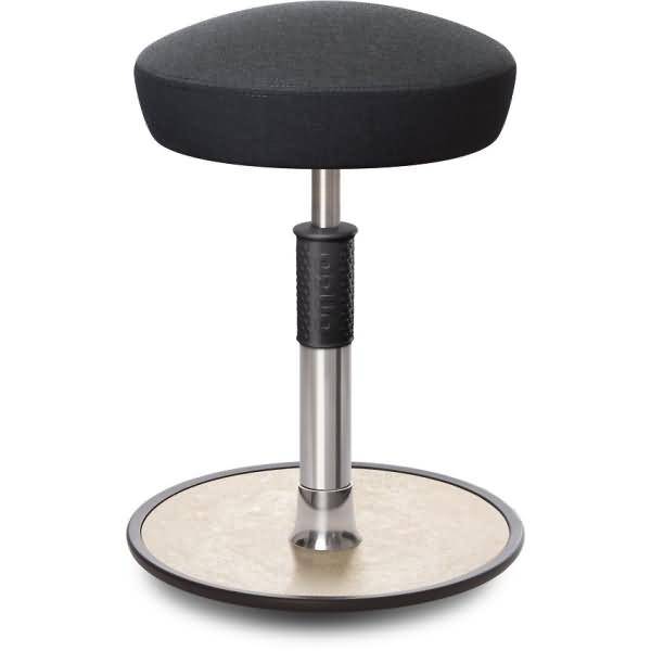 Sitz- Stehhocker Free Regular Hutsitz kvadrat Remix Anthrazit chrom /creme