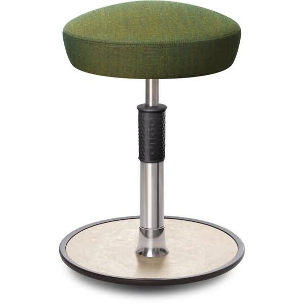 Sitz- Stehhocker Free Regular Hutsitz kvadrat Remix Olive chrom /cremeweiß