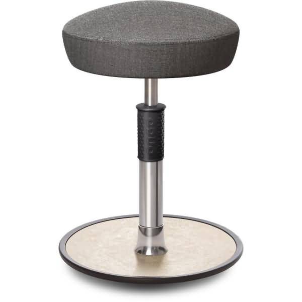 Sitz- Stehhocker Free Regular Hutsitz kvadrat Remix Salz&Pfeffer chr. /creme