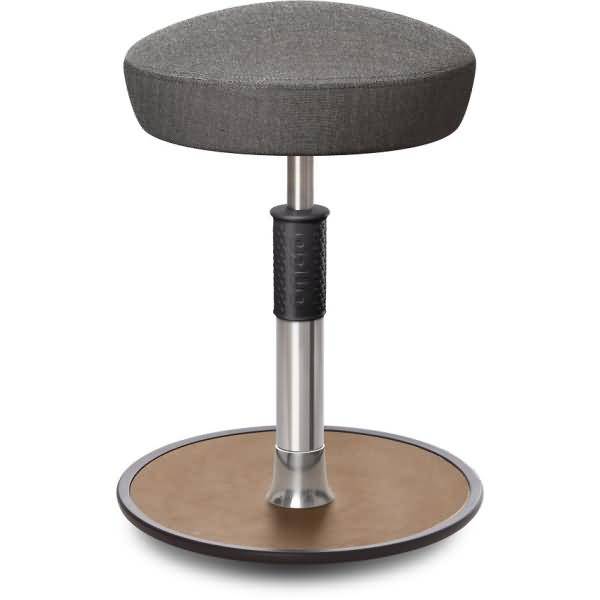 Sitz- Stehhocker Free Regular Hutsitz kvadrat Remix Salz&Pfeffer chr. /Natur