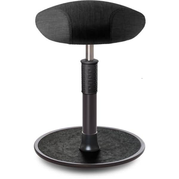 Sitz- Stehhocker Free Regular Triangel kvadrat Remix Anthrazit schw. /schw.