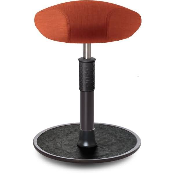 Sitz- Stehhocker Free Regular Triangel kvadrat Remix Orange schwarz /schwarz