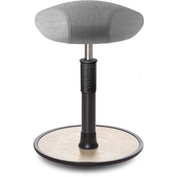 Sitz- Stehhocker Free Regular Triangel kvadrat Remix Hellgrau schwarz /creme