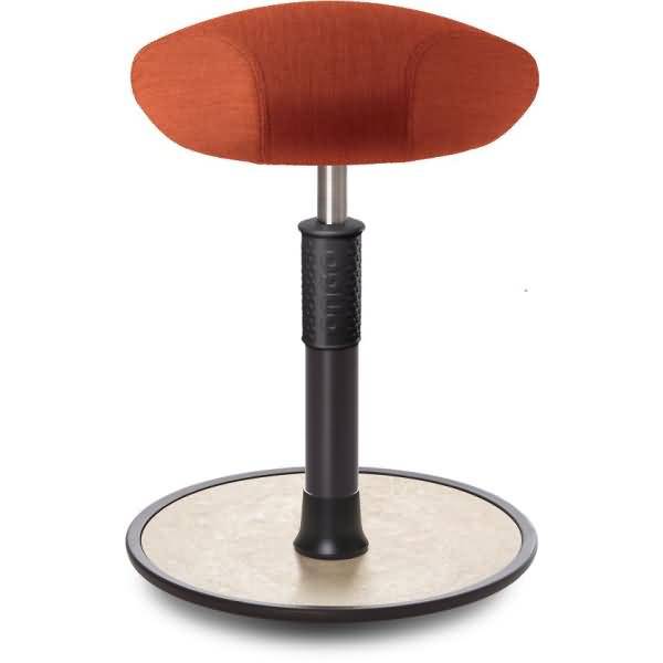 Sitz- Stehhocker Free Regular Triangel kvadrat Remix Orange schwarz /creme