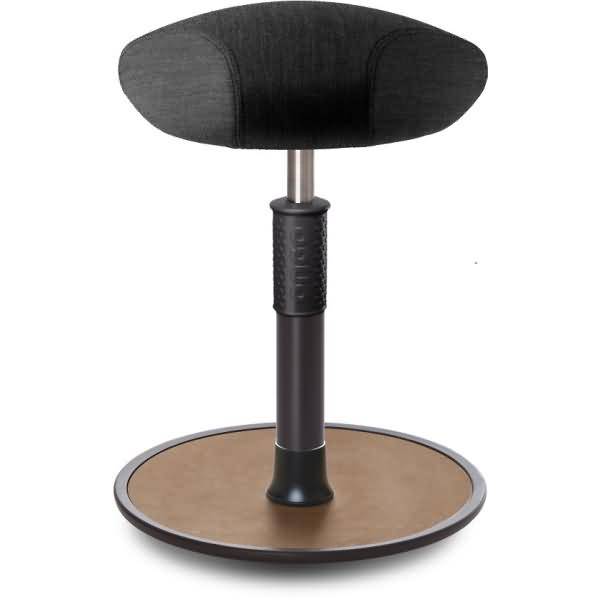 Sitz- Stehhocker Free Regular Triangel kvadrat Remix Anthrazit schw. /Natur