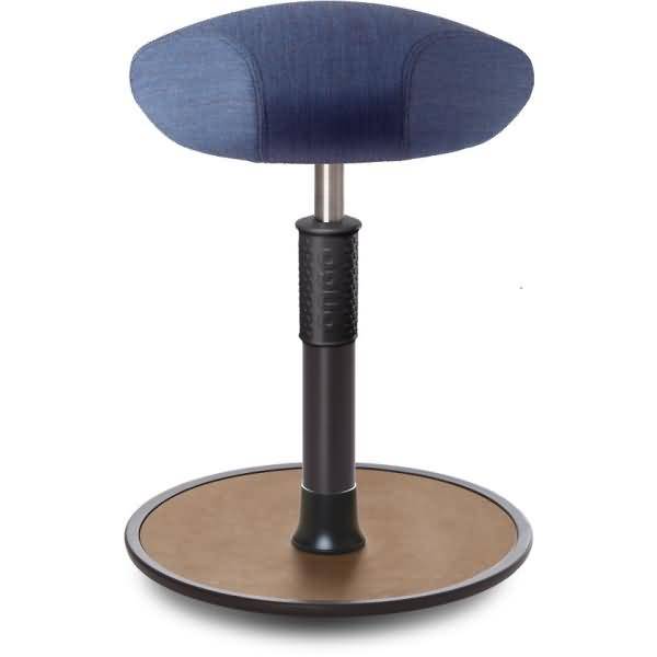 Sitz- Stehhocker Free Regular Triangel kvadrat Remix Jeans schwarz /Natur