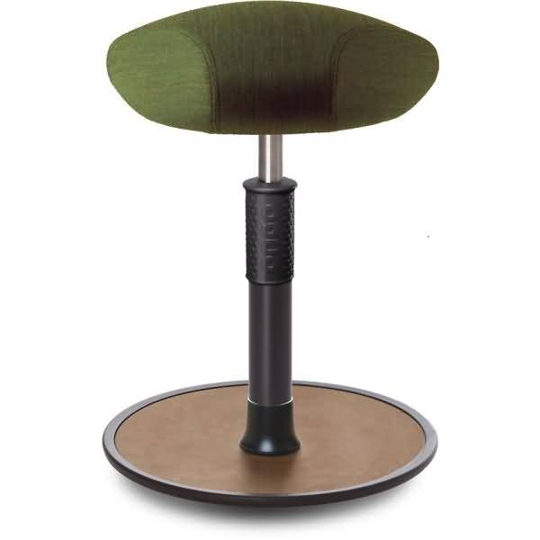 Sitz- Stehhocker Free Regular Triangel kvadrat Remix Olive schwarz /Natur