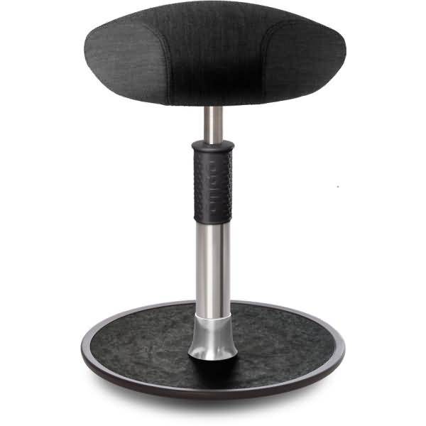 Sitz- Stehhocker Free Regular Triangel kvadrat Remix Anthrazit Chrom /schw.