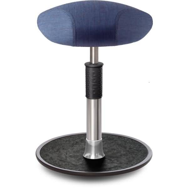 Sitz- Stehhocker Free Regular Triangel kvadrat Remix Jeans chrom /schwarz