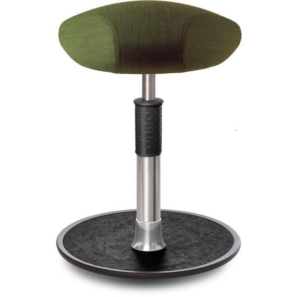 Sitz- Stehhocker Free Regular Triangel kvadrat Remix Olive Chrom /schwarz