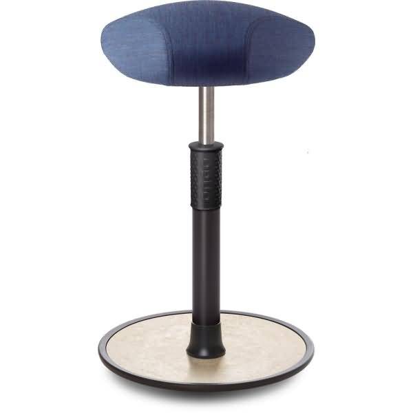 Sitz- Stehhocker Free Tall Triangel kvadrat Remix Jeans schwarz /cremeweiß