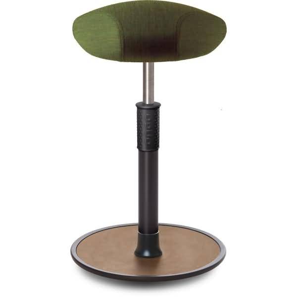Sitz- Stehhocker Free Tall Triangel kvadrat Remix Olive schwarz /Natur