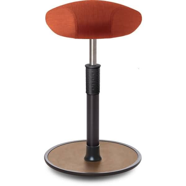 Sitz- Stehhocker Free Tall Triangel kvadrat Remix Orange schwarz /Natur