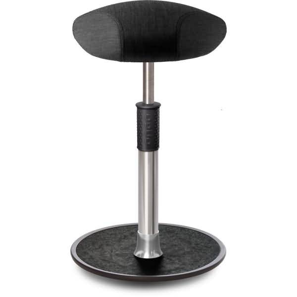 Sitz- Stehhocker Free Tall Triangel kvadrat Remix Anthrazit Chrom /schwarz