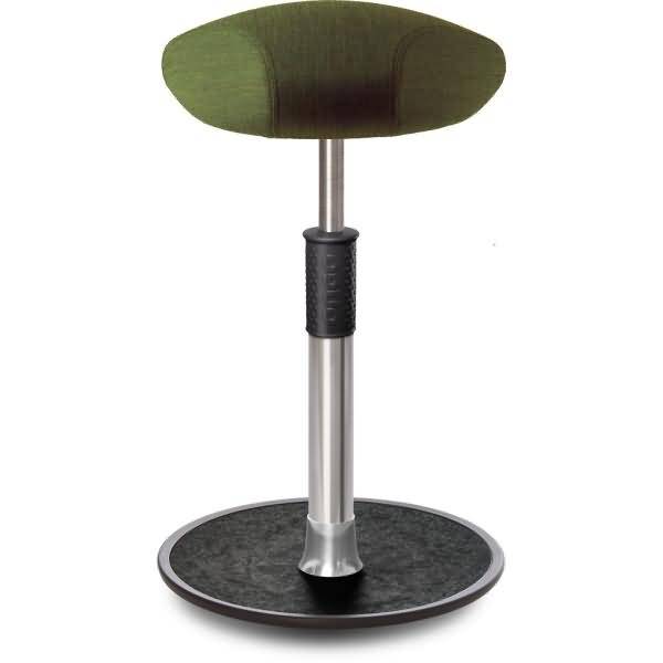 Sitz- Stehhocker Free Tall Triangel kvadrat Remix Olive Chrom /schwarz