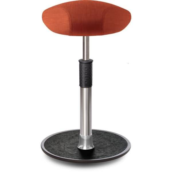 Sitz- Stehhocker Free Tall Triangel kvadrat Remix Orange Chrom /schwarz