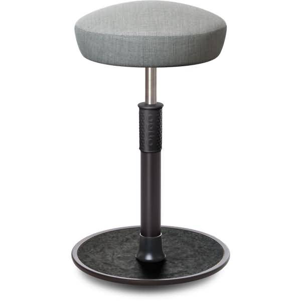 Sitz- Stehhocker Free Tall Hutsitz kvadrat Remix Hellgrau schwarz /schwarz