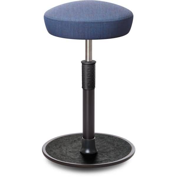 Sitz- Stehhocker Free Tall Hutsitz kvadrat Remix Jeans schwarz /schwarz