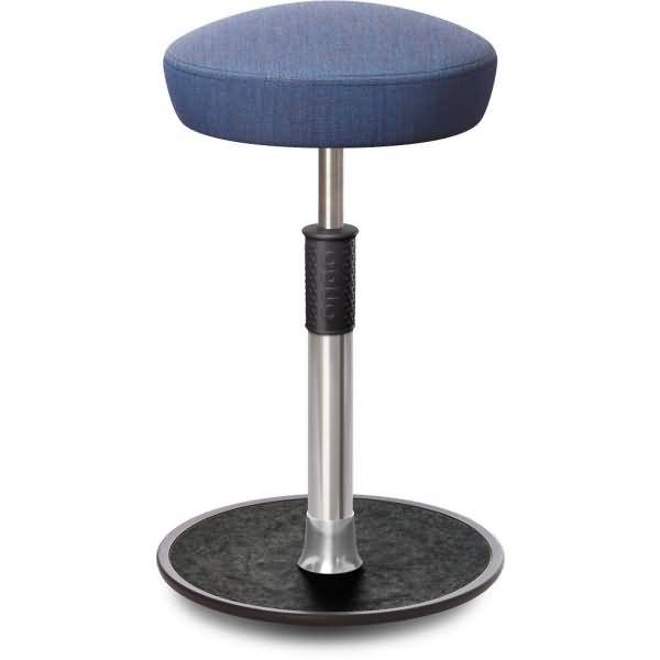 Sitz- Stehhocker Free Tall Hutsitz kvadrat Remix Jeans chrom /schwarz