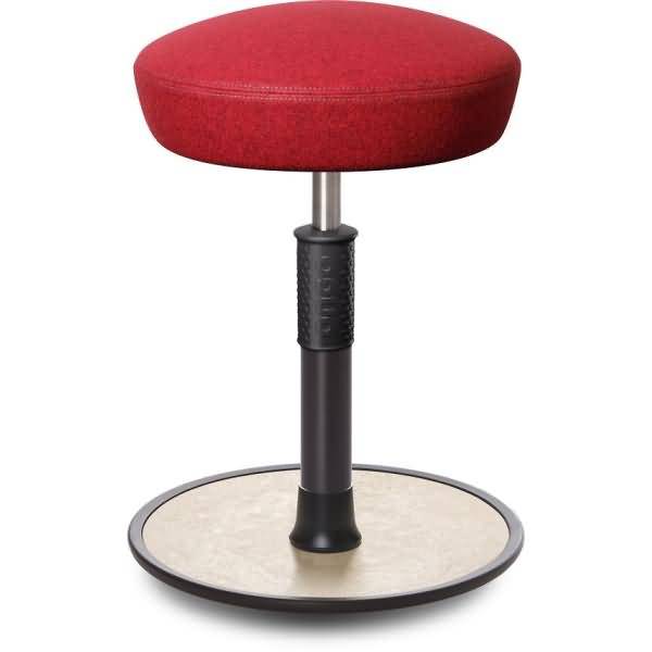 Sitz- Stehhocker Free Regular Hutsitz kvadrat Divina Mel. Rot schwarz /creme