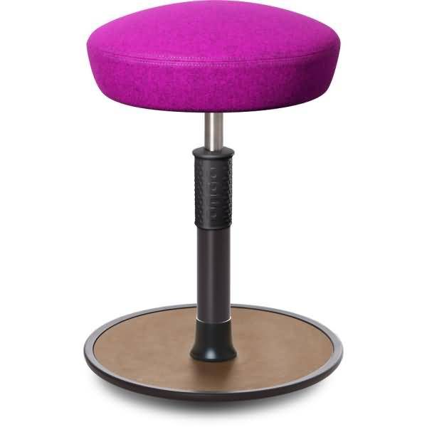 Sitz- Stehhocker Free Regular Hutsitz kvadrat Divina Mel. Pink schw. /Natur