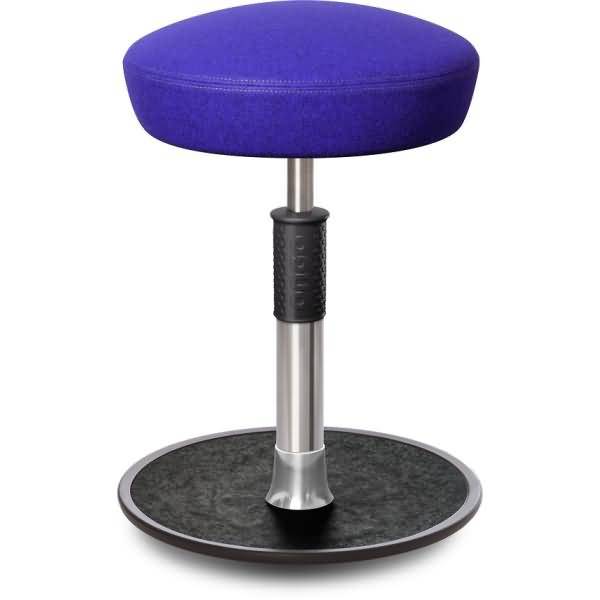 Sitz- Stehhocker Free Regular Hutsitz kvadrat Divina Mel. r.blau chr. /schw.