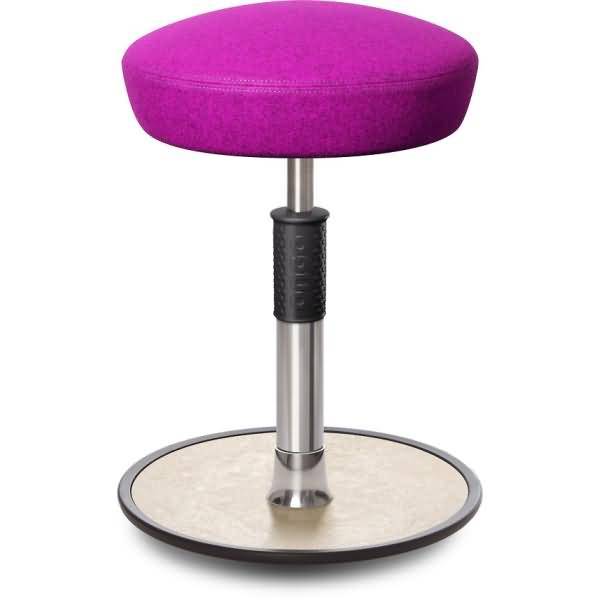 Sitz- Stehhocker Free Regular Hutsitz kvadrat Divina Mel. Pink Chrom /creme