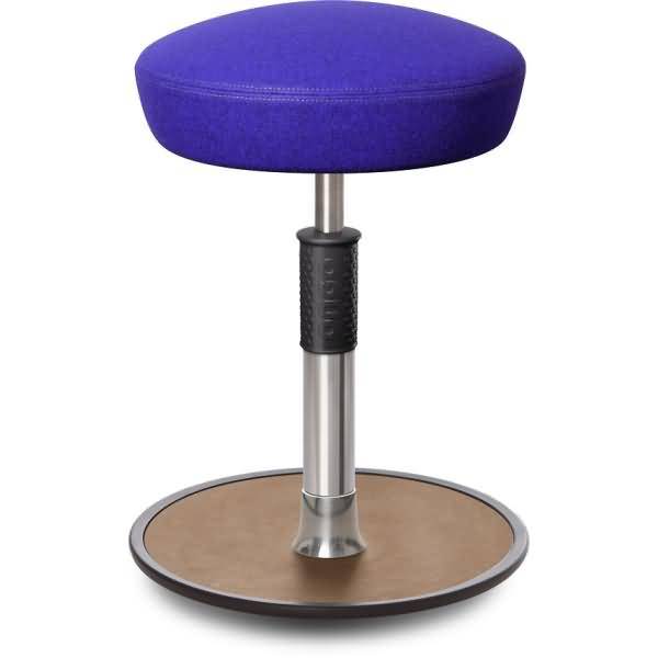 Sitz- Stehhocker Free Regular Hutsitz kvadrat Divina Mel. r.blau chr. /Natur