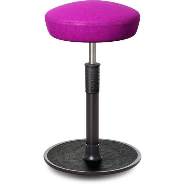 Sitz- Stehhocker Free Tall Hutsitz kvadrat Divina Mel. Pink schwarz /schwarz