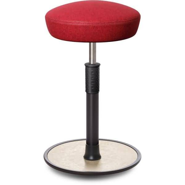 Sitz- Stehhocker Free Tall Hutsitz kvadrat Divina Melange Rot schwarz /creme
