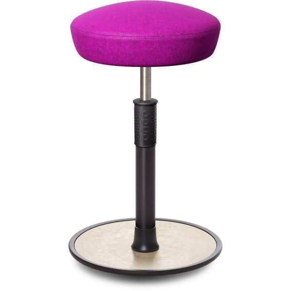 Sitz- Stehhocker Free Tall Hutsitz kvadrat Divina Melange Pink schwarz /creme