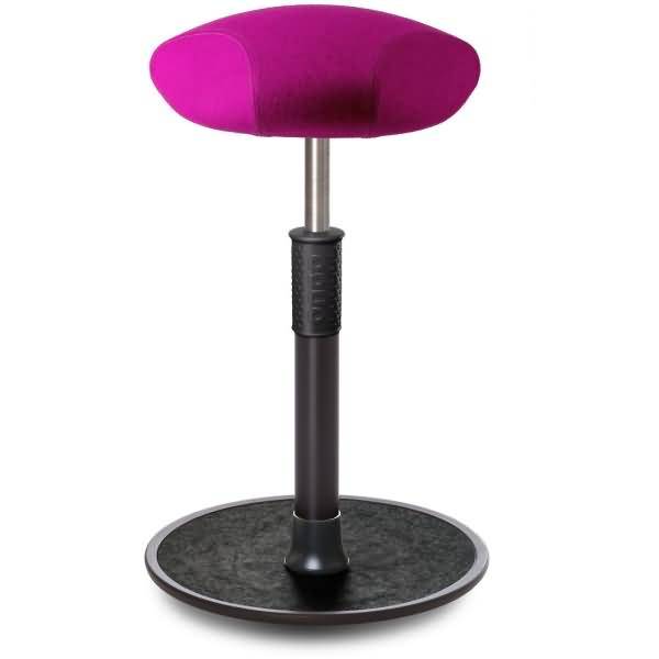 Sitz- Stehhocker Free Tall Triangel kvadrat Divina Mel. Pink schw. /schw.