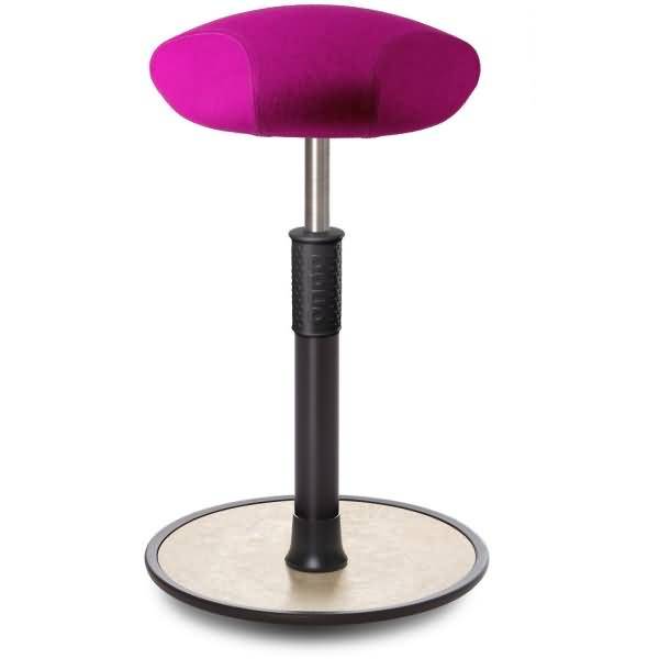 Sitz- Stehhocker Free Tall Triangel kvadrat Divina Mel. Pink schwarz /creme