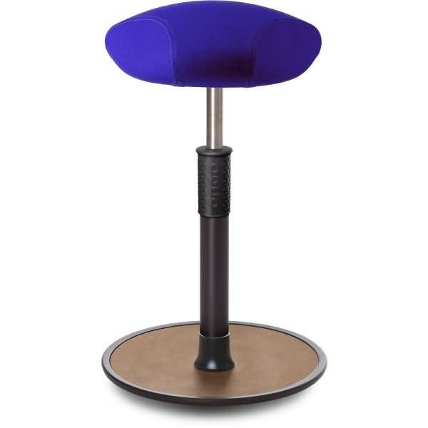 Sitz- Stehhocker Free Tall Triangel kvadrat Divina Mel. r.blau schw. /Natur